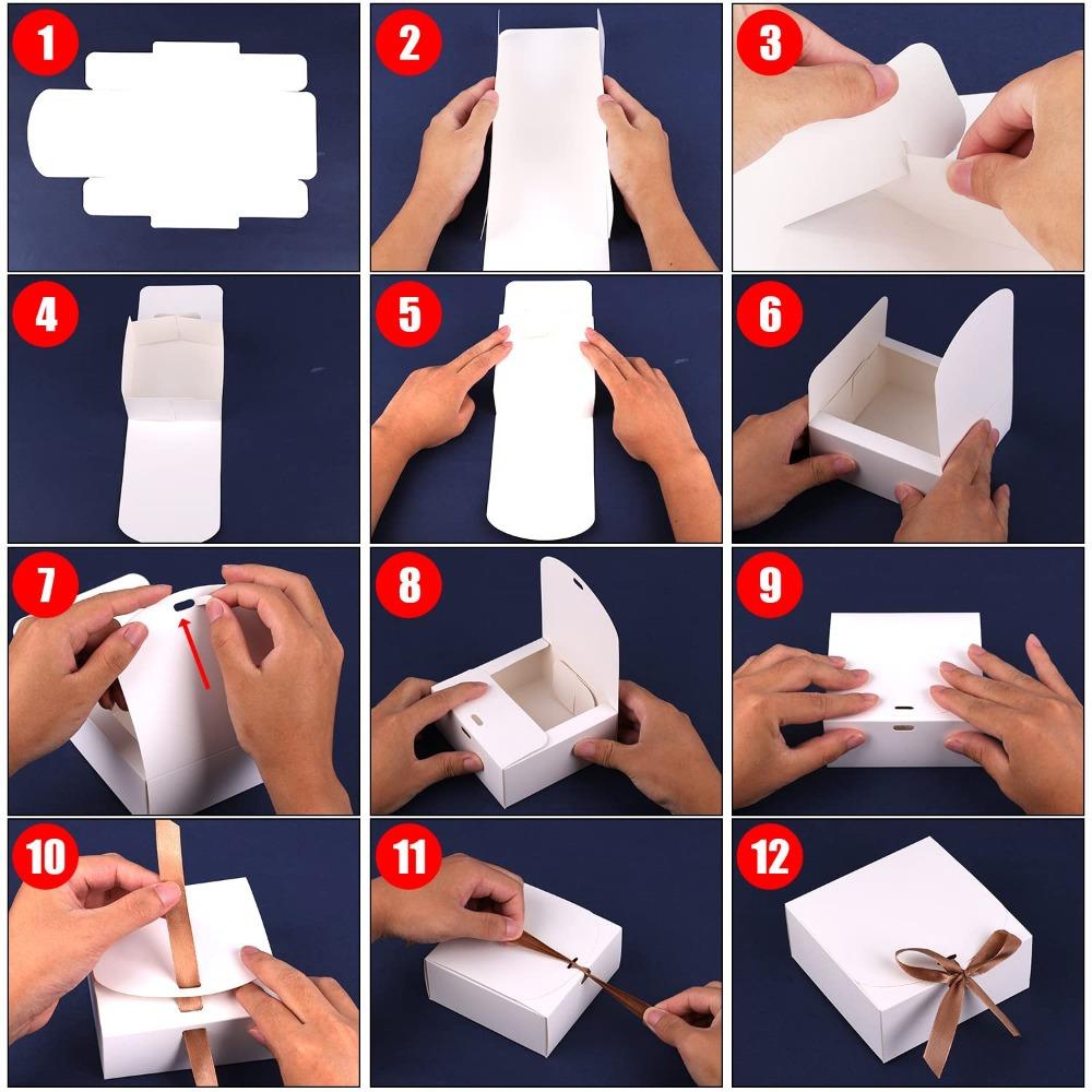 6 шт. черных подарочных коробок с крышкой, коробки для угощений с лентами для обертывания шампанского и крышкой, прямоугольная подарочная упаковочная коробка для свадебной вечеринки, предложений подружек невесты