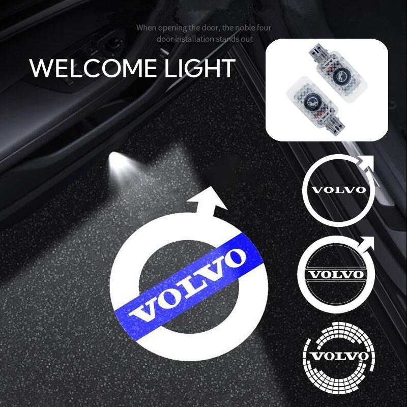 Светодиодные проекторы логотипа на дверь автомобиля, приветственные огни для Volvo XC40 XC60 XC90 V40 V60 S60 V50 V90 S80 C40 V70 XC70 C30 C70 Rdesign