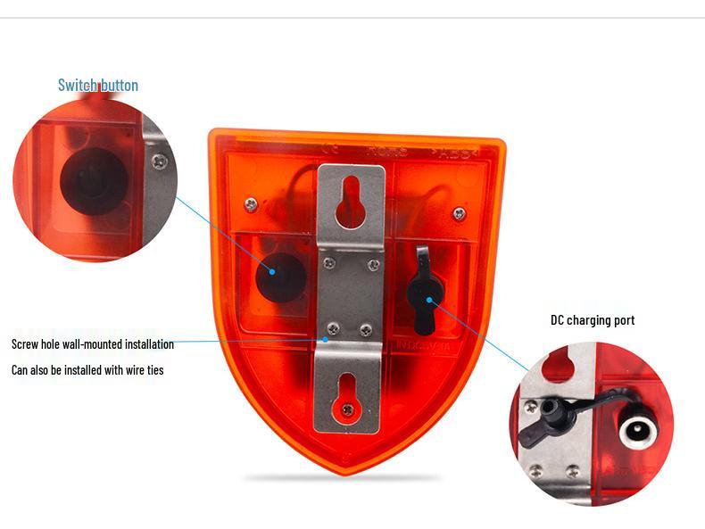 Солнечный инфракрасный датчик движения с сигнализацией и отпугивателем животных