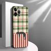 Чехол для телефона Чехол для телефона для Apple iPhone 17 Pro Max 11 Air 14 XR XS MAX 13 16 15 Pro 7 8 12 17e Мультяшная клеточка Кошка