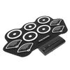 Электронная ударная установка Roll Up Practice Pad Midi Kit с педалями и палочками в подарок для детей 100?Вилка 240 В, США