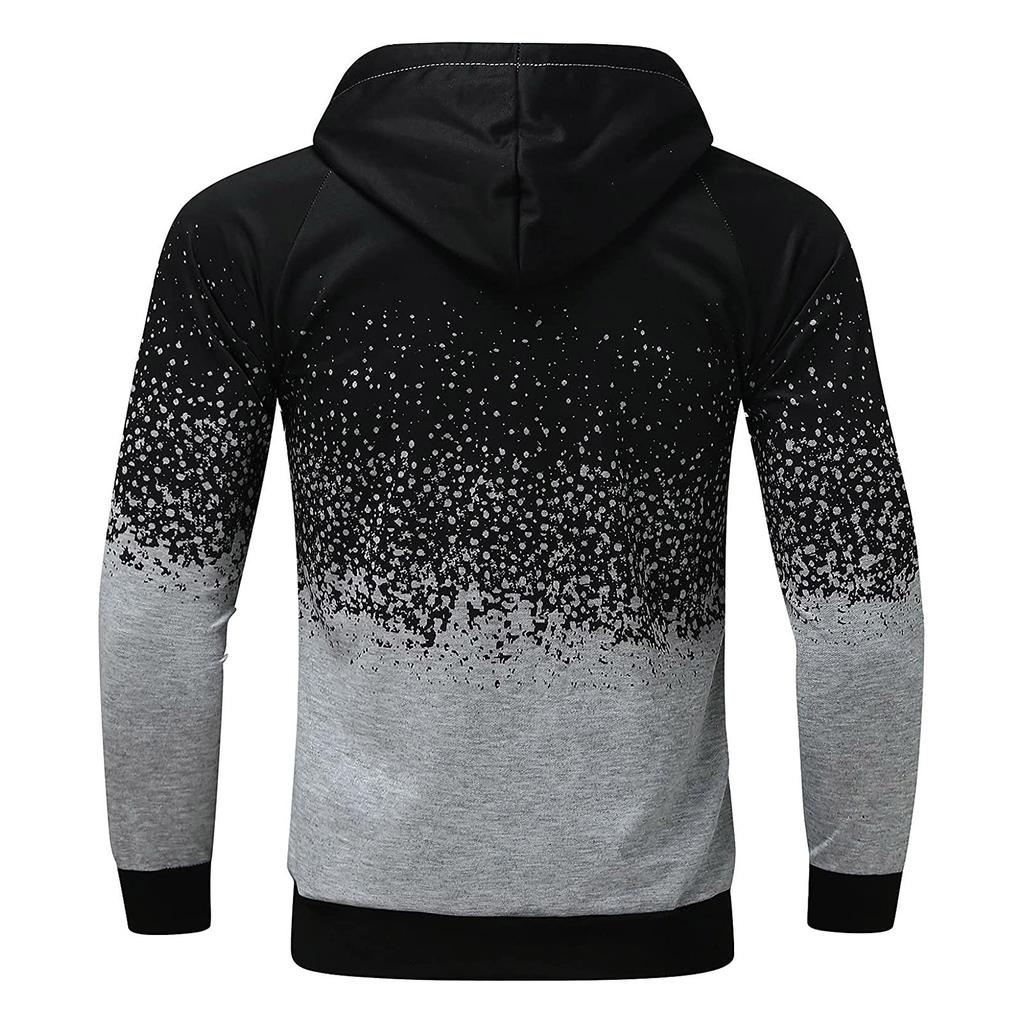 Мужская повседневная камуфляжная спортивная толстовка с длинным рукавом на молнии с капюшоном, куртка, пальто