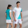 Badminton Clothing Men's and Women's New Summer Short Sleeve Training Wear Quick-Drying Breathable Volleyball Sports Suit Table Tennis Clothing
