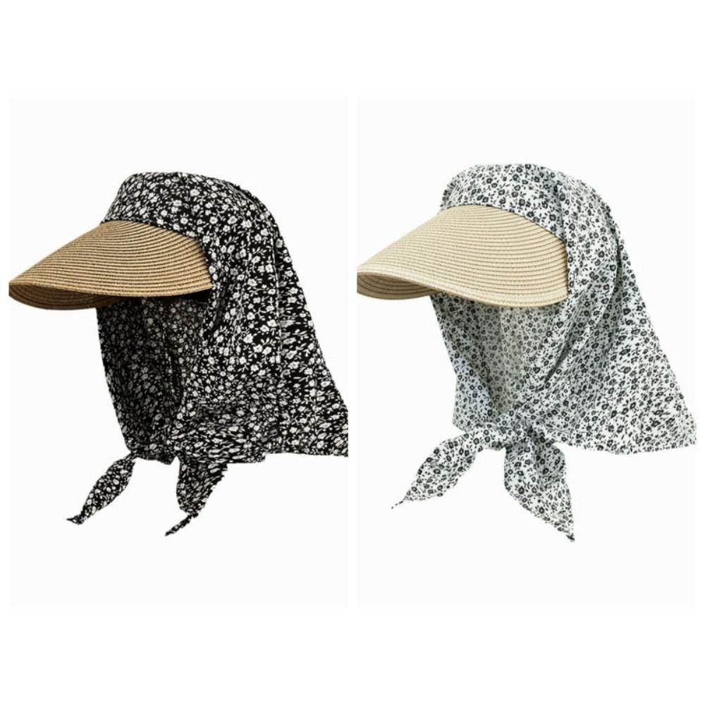 Star Print Scarf Baseball Cap Korean Style Strappy Bandana Hat Letter Headscarf Hat Summer