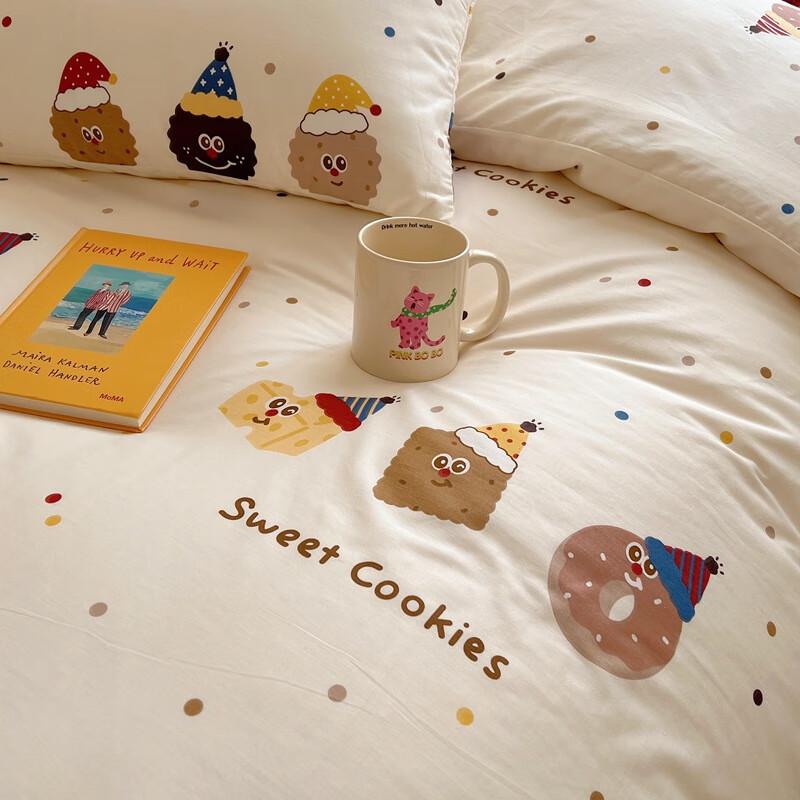 Хлопковый комплект постельного белья из 4 предметов 'Cookie Diary'
