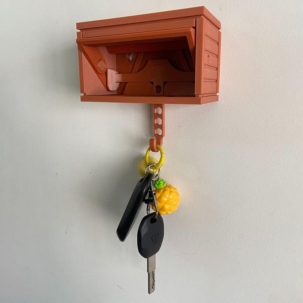С Открывающейся Дверцей Настенная Ключница Креативная Декоративная Вешалка для Ключей Прихожая