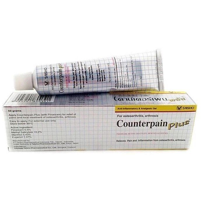 Гель Counterpain Plus 50 г – Интенсивный комфорт для суставов – Помогает облегчить Артроз & Артрит – Формула Высокой Эффективности