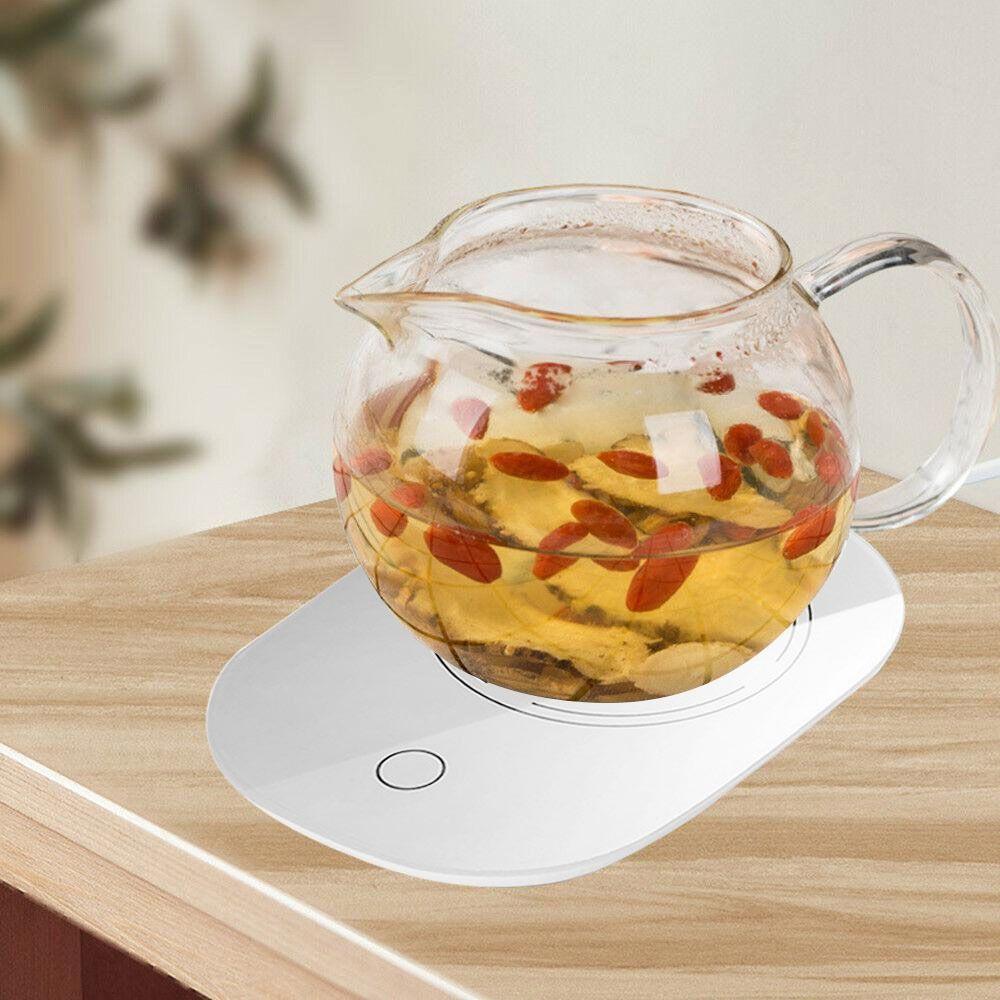 55/131°F Gift Home USB Mug Tray Coffee Cup Warmer Pad Gravity Sensor Pad Warmer Heater Tray Mat