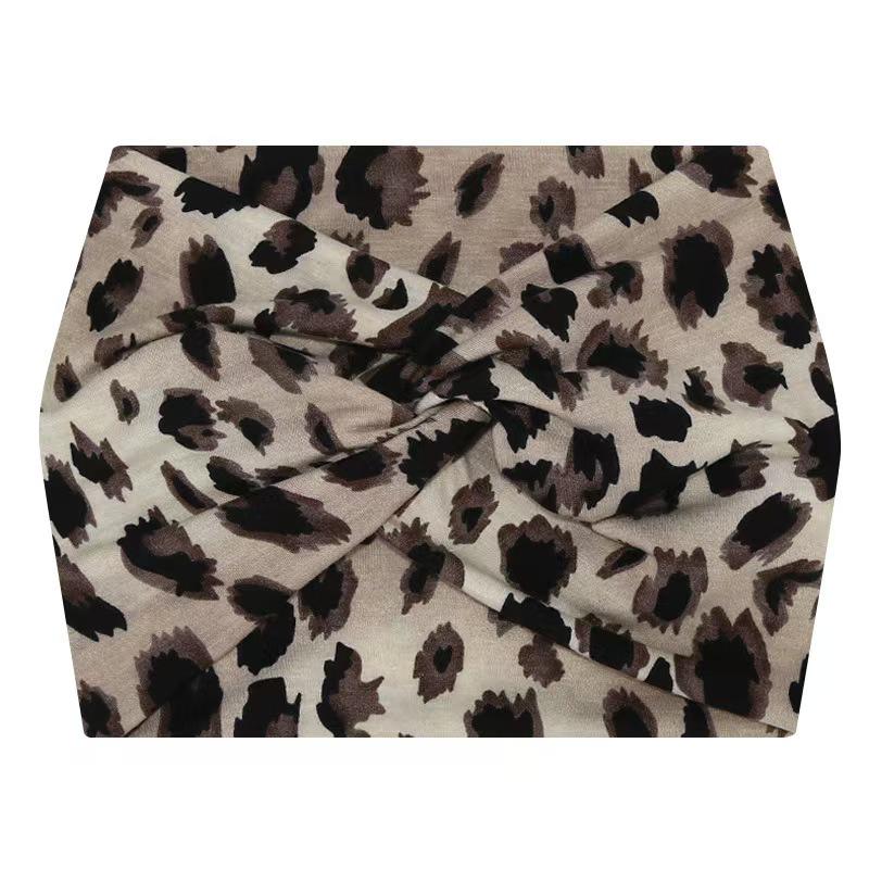 Африканская очень широкая эластичная повязка на голову для йоги и спорта