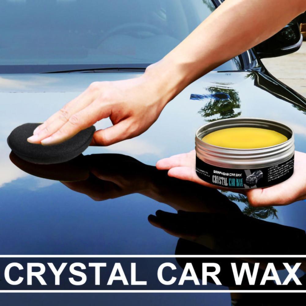 Car Wax Crystal Plating Set Hard Auto Wax Paint Care Coating Tiny Scratch Repair Car Polisher With Sponge Car