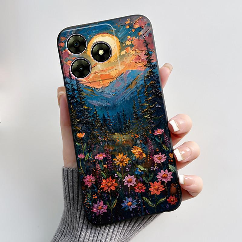 For Blackview Wave 8C 6.56" Wave 8 Black View Wave8C Wave8 Back TPU Soft Silicone Phone Case Luxury Cute Love Rabbit Funny Cover