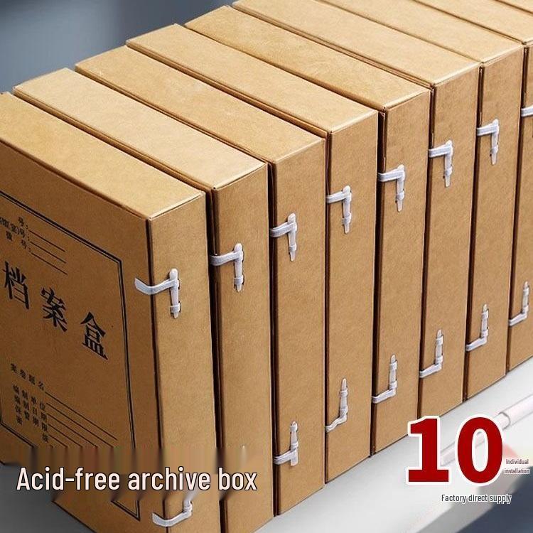 Extra Large Acid-Free A4 Kraft Paper Archive Box