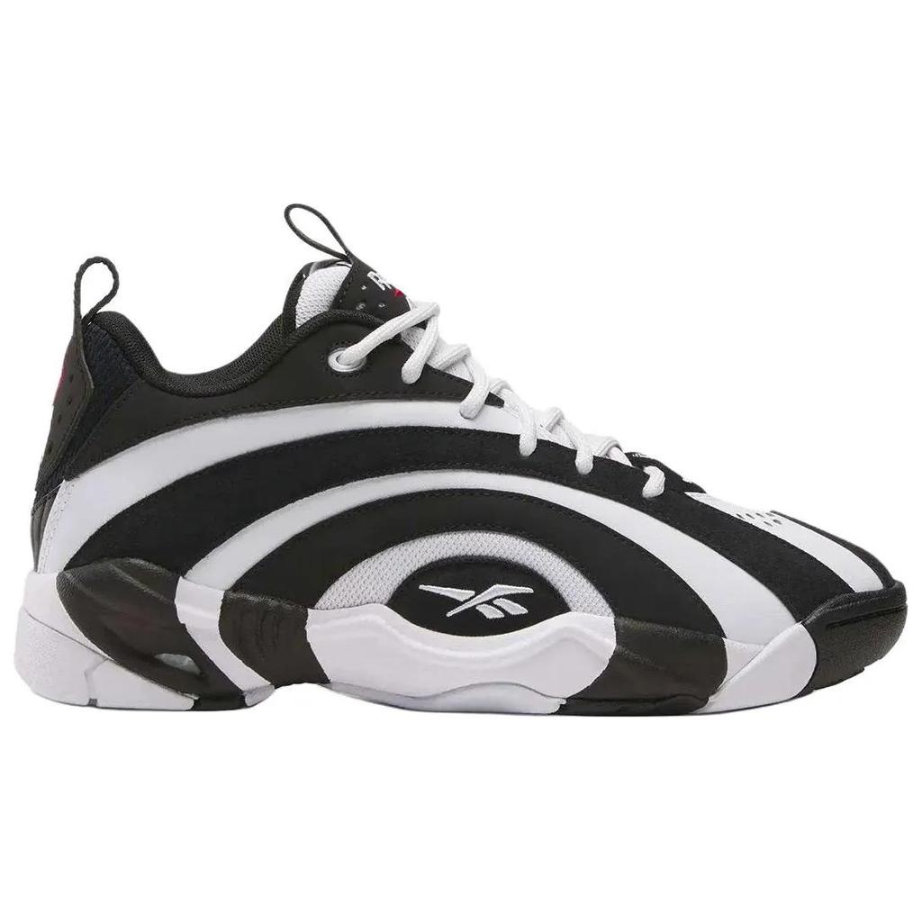 Reebok Shaqnosis Low 'White Black' (Unisex) White / Black / Vector Red Vintage Basketball Shoes 100244789