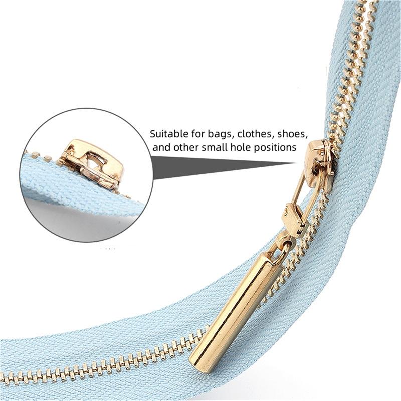 5 шт. съемных металлических фиксаторов для застежек-молний, язычков для головок молний, наборов для самостоятельного шитья сумок, пуховиков, молний, ремонтных комплектов