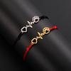 Electrocardiogram Love Cat Claw Pendant Stainless Steel Bracelet Women Fashion Cute Cat Claw Bracelet Birthday Gift Jewelry Gift