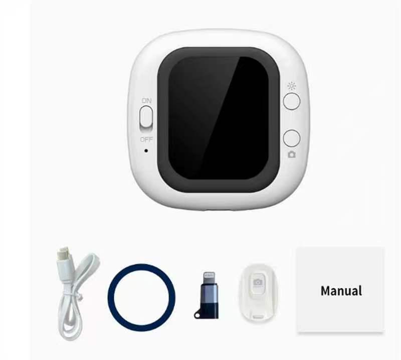New Wireless Mobile Phone Screen Mirroring Device with Mini Magnetic Rear Camera and Bluetooth
