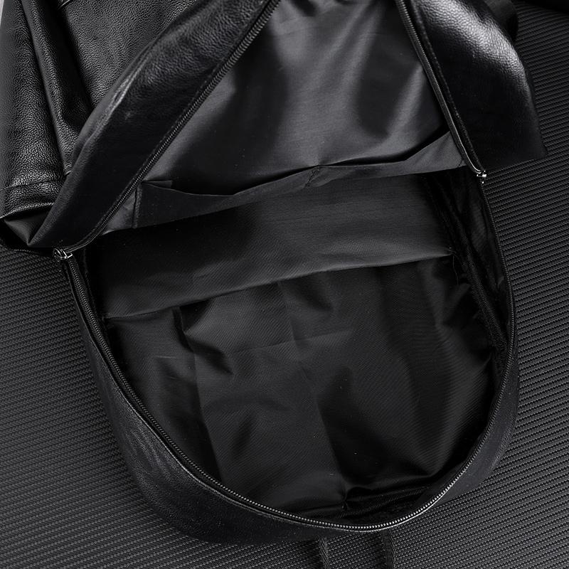 Деловой полиуретановый рюкзак Мужской большой вместимости Рюкзак для компьютера Водонепроницаемый Дорожный Студенческий Школьный рюкзак