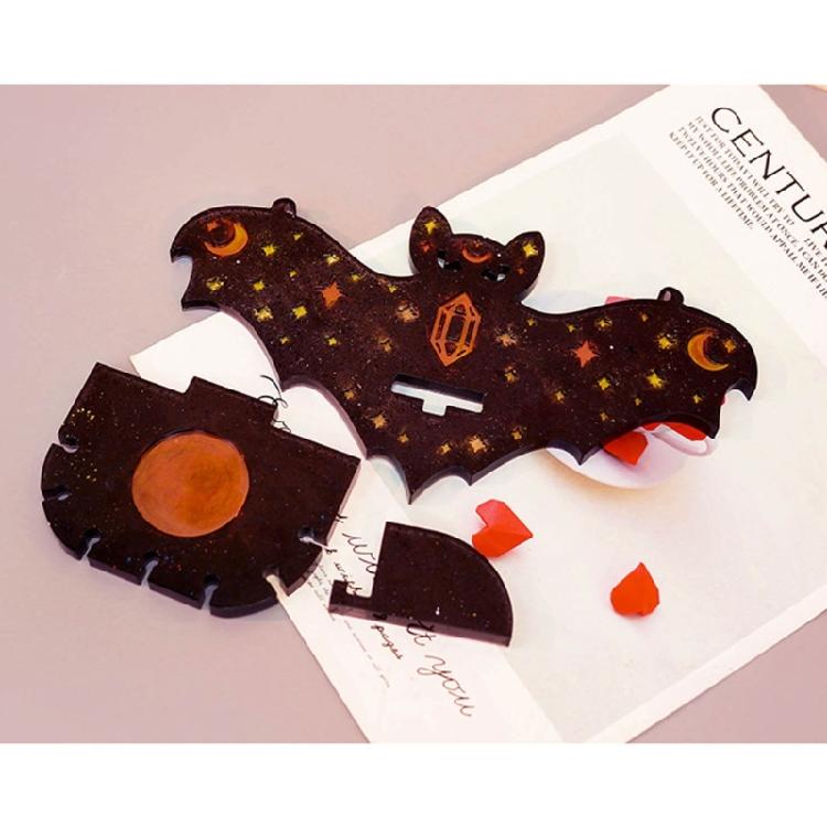DIY силиконовая настенная форма для подсвечника ручной работы кошка летучая мышь стойка зеркальный подсвечник форма для церемонии благословения