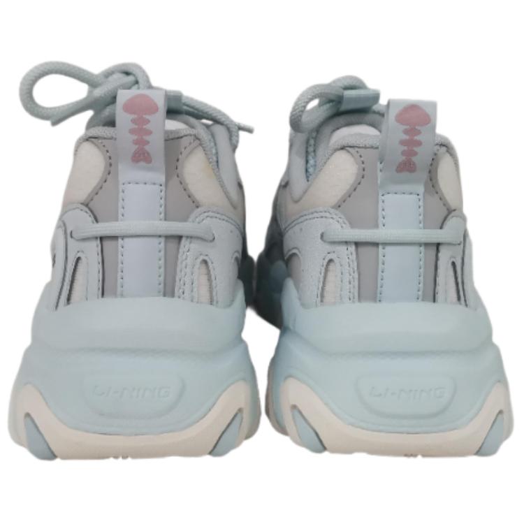 Li-Ning Cat Paw Lite 3 Искусственная кожа Классические Универсальные Ретро Мода Трендовые Износостойкие Увеличенная высота Низкий верх Папины кроссовки AGCV044-4