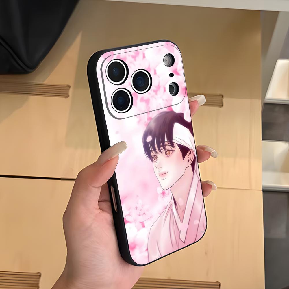Чехол для телефона с рисунком из аниме Painter The-w-Nights Для IPhone 17 Air 16 E Pro Max 15 14 13 Mini 12 Pro 11 Max Plus Черный Мягкий