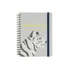 Delfonics Planner 2025-2026 Edition (Starting March 2025) Rollbahn Zoo L Monthly Planner (White Tiger)