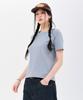 CHASECULT Women'S Striped Ribbed Short Sleeve T-Shirt-Fbrg5863D0D