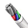 Baseus Usb Type C - Lightning Cable Fast Charging Power Delivery 20 W 2 M White (Catlgd-A02)