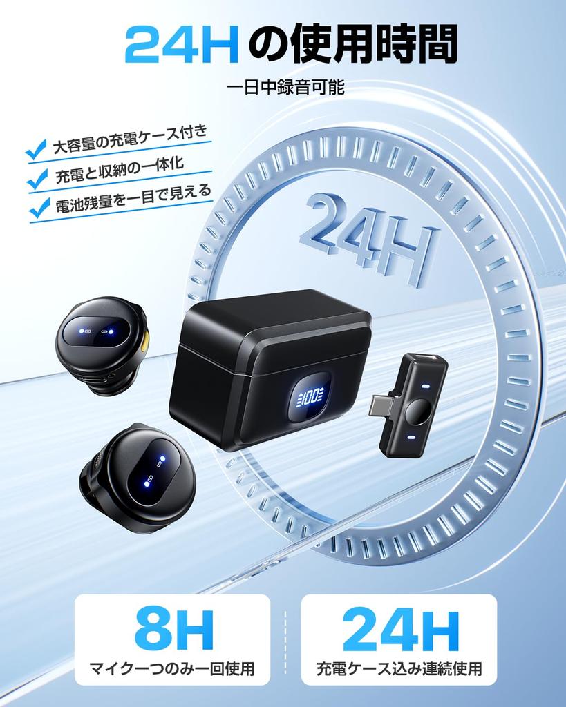 [2025 Новинка индустрии] Беспроводной петличный микрофон Vedcpel, Совместим с iPhoneiPadAndroidPC, Поддерживает одновременное использование двумя людьми, Мгновенный