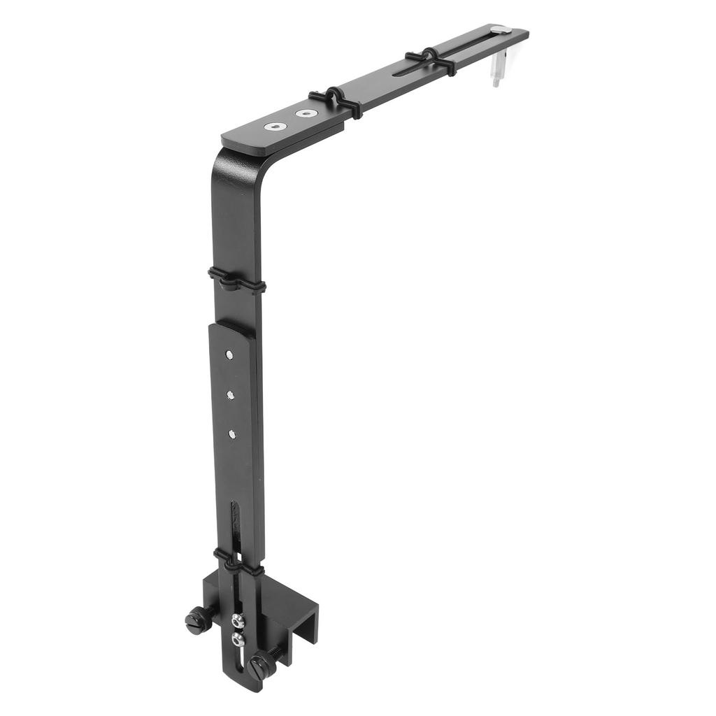 Подставка для светильника аквариума Алюминиевый сплав Регулируемая высота Высокая стабильность Подставка для лампы рептилии для аквариумов Черный