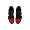 Мужские кроссовки Air Jordan 1 Low Bred Toe 2.0 White Varsity-Red Black 553558-161