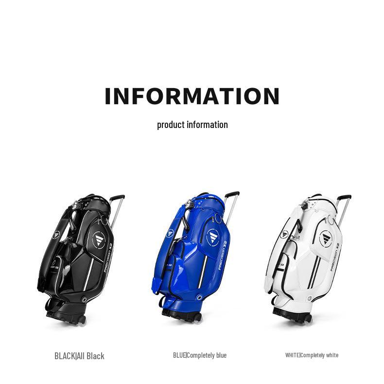 PGM Golf Bag Pull Cart With Wheels - Unisex Portable