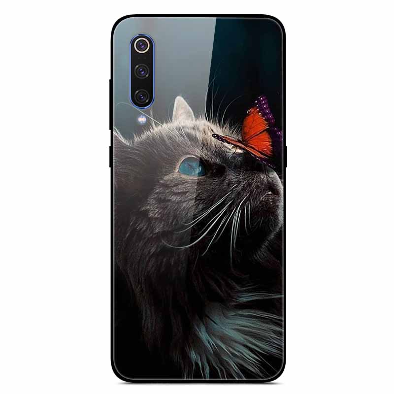 Чехлы для Xiaomi Mi A3 Роскошные Чехлы для Телефона из Закаленного Стекла Космические для Xiaomi MI 9 Lite Чехол 9lite MiA3 Жесткий Защитный Задний Корпус