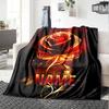 Fiery Rose Home Customize Your Name Blankets Soft Comfortable Lightweight Allseason Multiuse Throw Perfect For Couch Office Bed Living Room Picnic