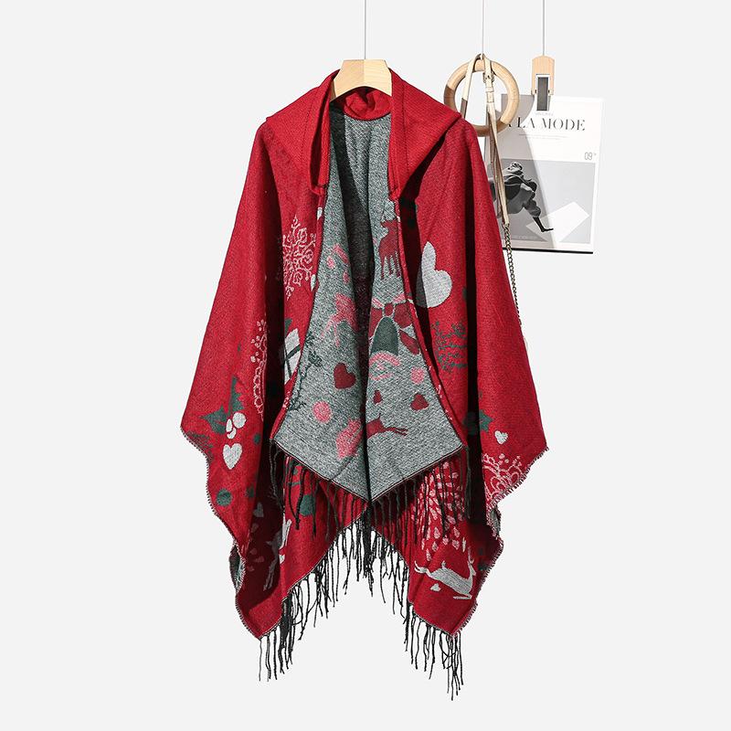 Дышащая, теплая и универсальная домашняя, осенне-зимняя женская шаль для путешествий, толстый плащ, одеяло с кондиционером