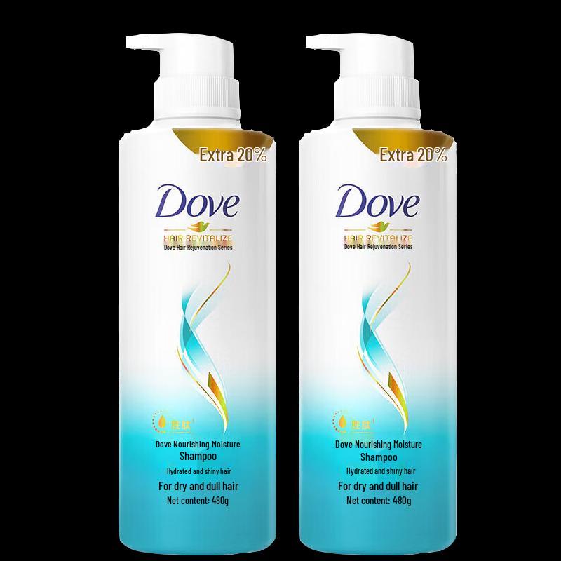 Dove Nourishing Hydrating Frizz-Control Shampoo Twin Pack