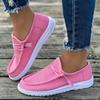 Large Casual Single Shoes for Women In Spring and Autumn, Flat Bottomed Feet, Low Top Loafers, Women's Single Shoes