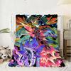 Hot Game Monster Hunter Wilds Throw Kid-Friendly Flannel Throw Blanket Soft Warm Anti-Static Washable All Season