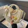 Popular Hand Woven Bags for Women New Straw Woven Crossbody Bags for Women Ins Vegetable Basket Beach Bags for Women