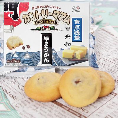 Fujiya FUJIYA Печенье с шоколадной крошкой Country Ma'am 2019 Ограниченная серия Токио Асакуса, Токио Сладкий картофель Ёкан, Печенье Tanwa, 16 штук