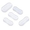 5 Pieces Toilet Seat Bumpers Universal Toilet Lid Bumper Rubber Bumpers Self Adhesive Toilet Bumpers Used for Home Hotel