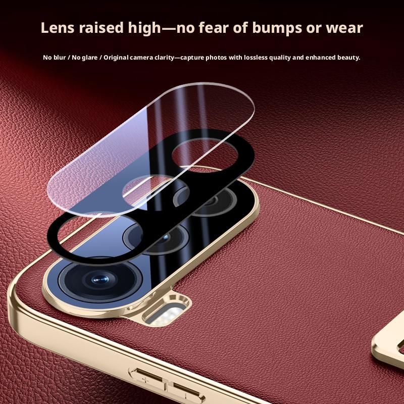 Чехол-щит для Honor 600 и Honor 600 Pro с защитой всей камеры, ремешком-держателем для пальцев, металлической подставкой, крышкой из веганской кожи