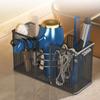 No-Drill Hair Dryer Storage Rack Wall Mounted Plastic Wrap Holder  Kitchen