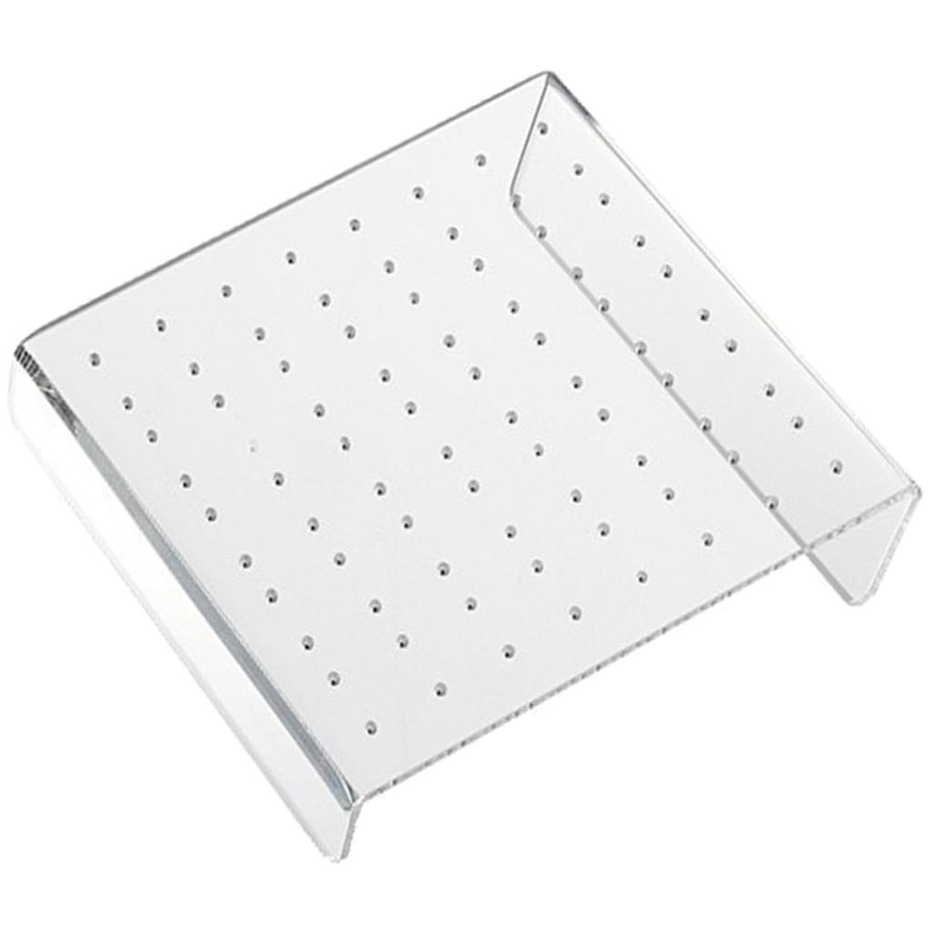 50/80 отверстий акриловый держатель для сережек органайзер для сережек-гвоздиков стеллаж для хранения ювелирных изделий витрина для сережек стенд