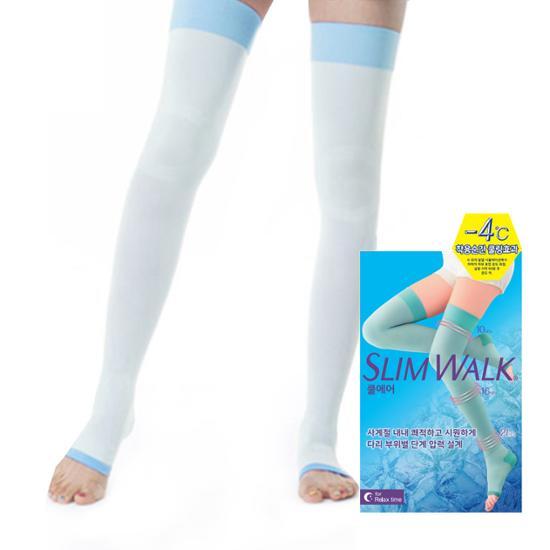 SLIM WALK Night Cool Air Compression Stockings (2 Types) (SM/ML)