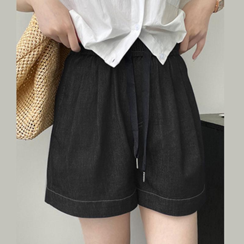 ZANZEA Женские повседневные свободные летние шорты с эластичной резинкой на талии