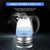 1.7L Electric Kettle 110V 1500W Glass Hot Water Kettle Fast Heating Electric Tea Kettle Water