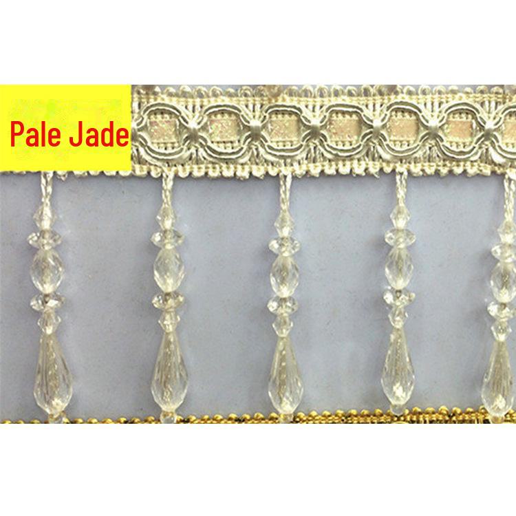 Бахрома в европейском стиле с хрустальными бусинами для украшения штор