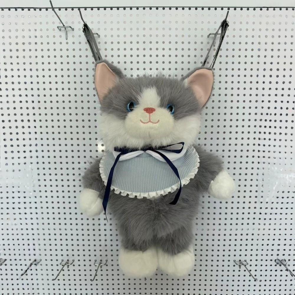 Soft Plush Plush Ragdoll Cat Backpack Simulated Ragdoll Cat Crossbody Bag Travel Storage