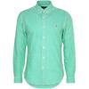 Polo SS22 Plaid Shirt Men Shirts Green White 710867338002