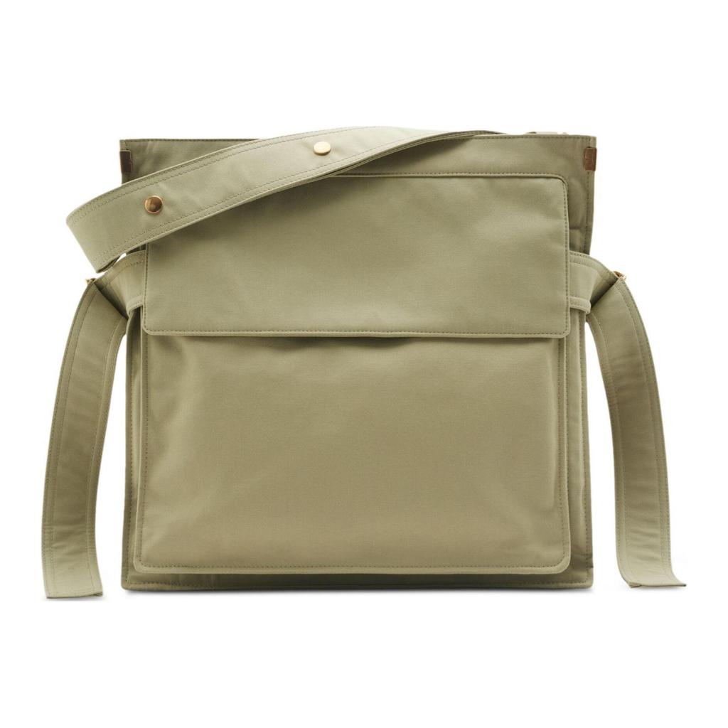 Burberry Medium Trench Tote Bag Hunter Men Tote_bags Green 8094554